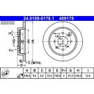 Bremsscheibe 24.0109-0178.1