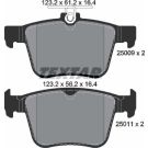 Bremsbelagsatz Vw T. Golf 7 4Motion/A3 Quattro 12 2500901