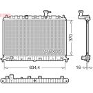 DENSO Kühler, Motorkühlung DRM43009