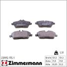 ZIMMERMANN Bremsbeläge 23915.175.1