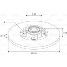 VALEO Bremsscheibe 197119