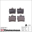 ZIMMERMANN Bremsbeläge 23078.160.1