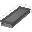 MAHLE Luftfilter LX 704/1