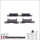 ZIMMERMANN Bremsbeläge 24721.170.1
