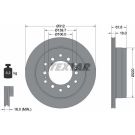 Bremsscheibe Toyota T. Landcruiser 03 PRO 92170103