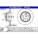 Bremsscheibe Db T. W204/S204/C204 07- Power Disc PowerDisc 24.0309-0154.1