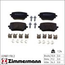 ZIMMERMANN Bremsbeläge 22987.170.2