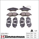 ZIMMERMANN Bremsbeläge 23711.190.1