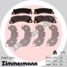 ZIMMERMANN Bremsbeläge 25007.168.1