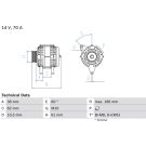 Lichtmaschine 0 986 039 550