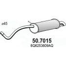 Endschalldämpfer SEAT,SKODA,VW 99 50.7015