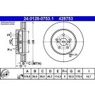 Bremsscheibe Lexus P. Rx 3.0-3.5 03-08 24.0128-0753.1