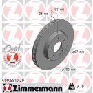 ZIMMERMANN Bremsscheibe 400.5510.20 Coat Z