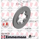 ZIMMERMANN Bremsscheibe 250.1381.20 Coat Z