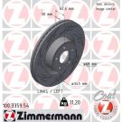 ZIMMERMANN Bremsscheibe 100.3359.54 BLACK Z