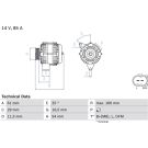 Lichtmaschine 0 986 044 490