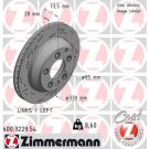 ZIMMERMANN Bremsscheibe 600.3229.54 ZIMMERMANN Bremsscheibe 600.3229.54
