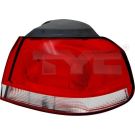 Heckleuchte A R O K-PLATTE ROT/WEISS TYP VALEO VW GOLF VI (-GTI/VARIANT) 10,08-11,12 7225,643,1