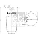 FEBI BILSTEIN Luftfeder 35494