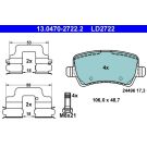 Bremsbelagsatz Ford T. Galaxy/S-Max 1.6-2.5 06-15 Keramik 13.0470-2722.2