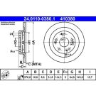 Bremsscheibe Honda T. Civic 1.4-2.2 I-Dtec 12 24.0110-0380.1