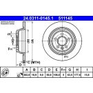 Bremsscheibe Ford T. Focus/Galaxy/Mondeo/S-Max 06-15 Power Disc 24.0311-0145.1