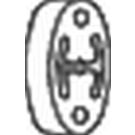 Bosch Automotive Auspuffaufhänger 255-056