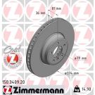 ZIMMERMANN Bremsscheibe 150.3409.20 Coat Z