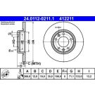 Bremsscheibe Peugeot T. 308/3008 1,2-2,0 13 24.0112-0211.1