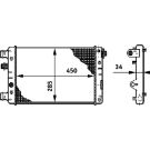 Kühler, Motorkühlung CR 632 000S