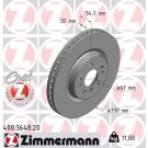ZIMMERMANN Bremsscheibe 400.3648.20 Coat Z