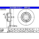 Bremsscheibe Vw T. Bora/Golf/Polo 97- Power Disc PowerDisc 24.0309-0123.1