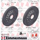 ZIMMERMANN Bremsscheibe 100.3311.53 ZIMMERMANN Bremsscheibe 100.3311.53