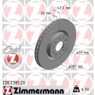 ZIMMERMANN Bremsscheibe 230.2385.20 Coat Z