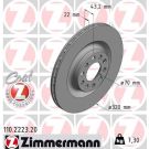 ZIMMERMANN Bremsscheibe 110.2223.20 Coat Z