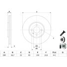 Bremsscheibe 0 986 479 E81 Bremsscheibe 0 986 479 E81
