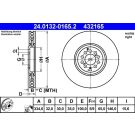Bremsscheibe Vw P. Golf 4 R32 4 Motion 02-03 Pr 24.0132-0165.2 Bremsscheibe Vw P. Golf 4 R32 4 Motion 02-03 Pr 24.0132-0165.2