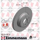ZIMMERMANN Bremsscheibe 150.3438.20 Coat Z