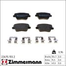 ZIMMERMANN Bremsbelagsatz, Scheibenbremse 22675.155.2