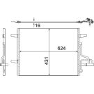 Kondensator, Klimaanlage BEHR AC 732 000S