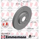 ZIMMERMANN Bremsscheibe 370.3088.20