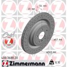 ZIMMERMANN Bremsscheibe 400.3688.20 Coat Z