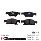 ZIMMERMANN Bremsbelagsatz, Scheibenbremse 25196.180.1