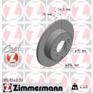 ZIMMERMANN Bremsscheibe 285.3540.20 Coat Z