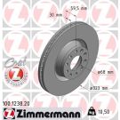 ZIMMERMANN Bremsscheibe 100.1238.20