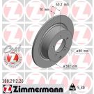 ZIMMERMANN Bremsscheibe 380.2112.20 Coat Z