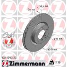 ZIMMERMANN Bremsscheibe 150.1290.20 Coat Z