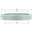 MAHLE Luftfilter LX 58