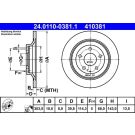 Bremsscheibe Mazda T. Cx-5 2.0-2.5 11 24.0110-0381.1