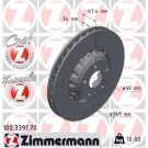 ZIMMERMANN Bremsscheibe 100.3391.70 Formula Z